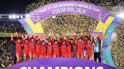 Hạ U20 nữ Nhật Bản, U20 nữ Triều Tiên vô địch U20 nữ World Cup 2024 thuyết phục